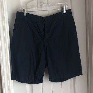 Izod Saltwater Navy chino shorts size 34 inseam 9.5